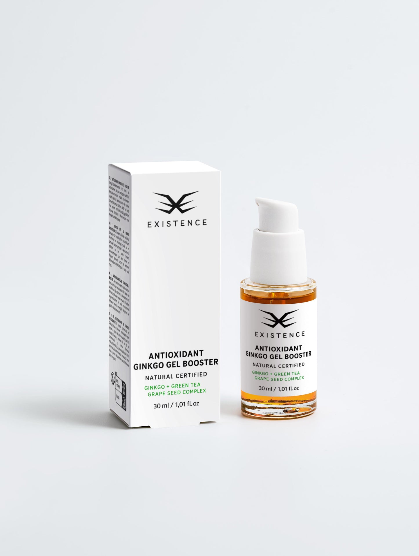 EXISTENCE Ginkgo Booster Gel – Antioxidant-Rich Skin Shield - 30 ml