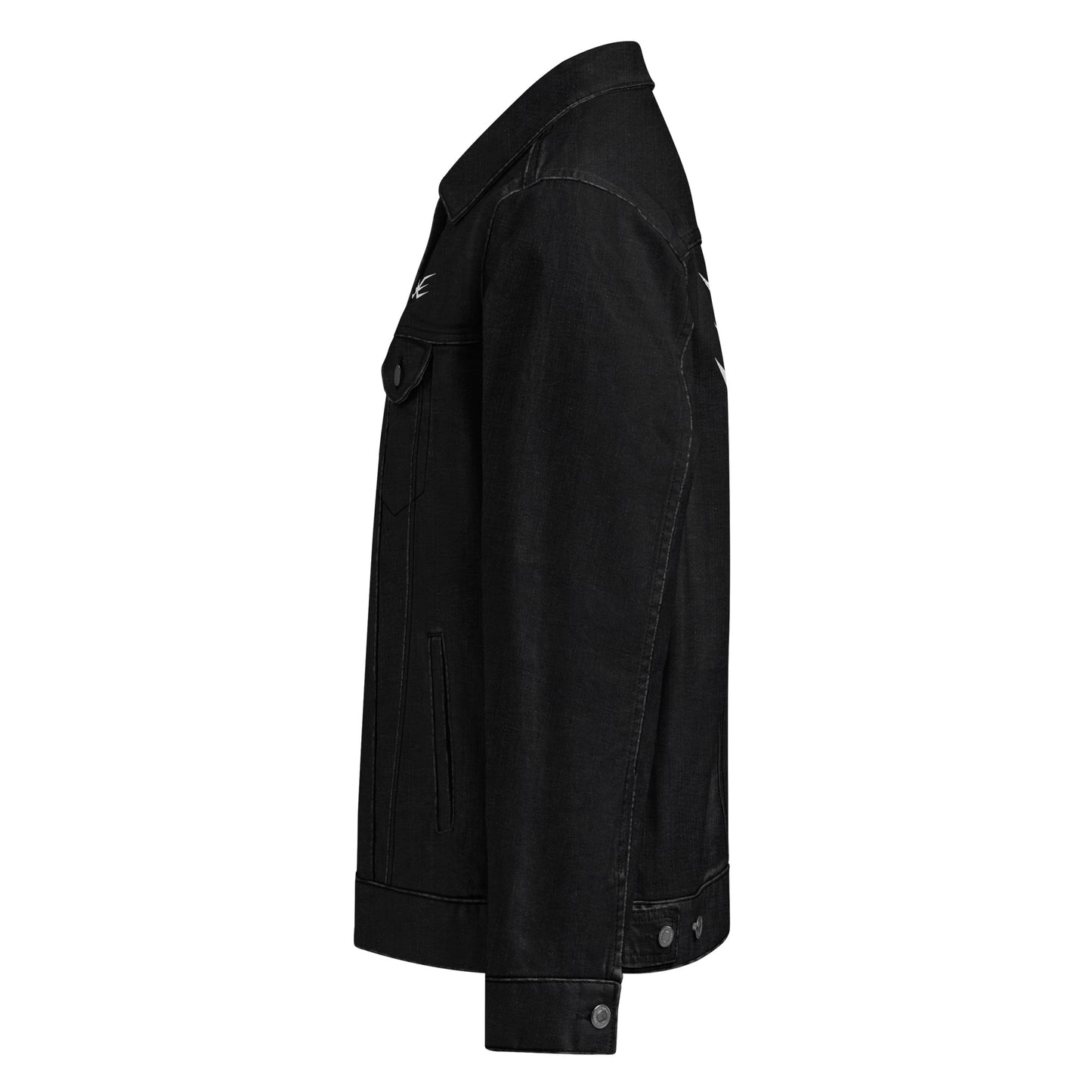 EXE Unisex Denim Jacket - Black / Classic Denim