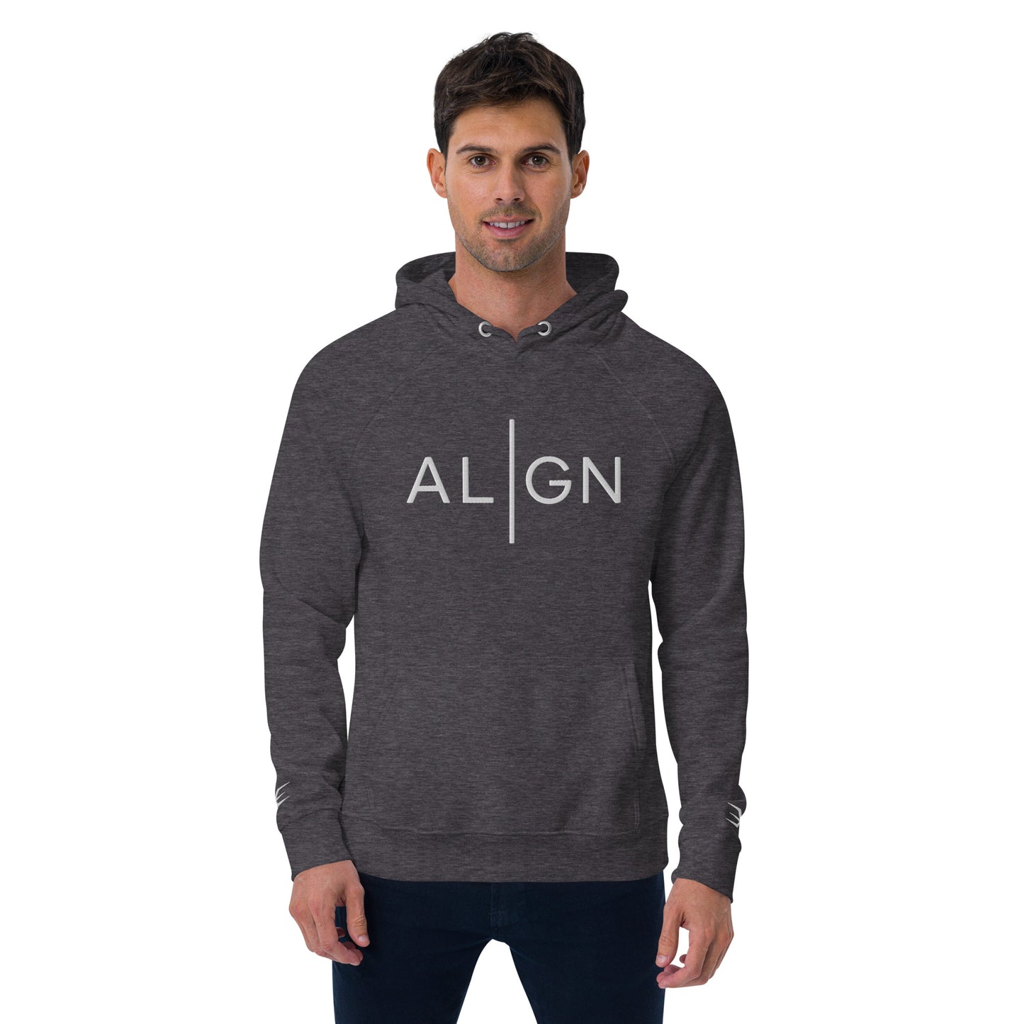ALIGN Unisex Eco Raglan Hoodie - Multiple Colors