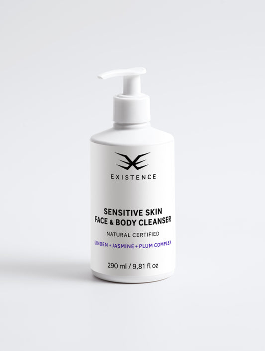 EXISTENCE Sensitive Skin Face & Body Cleanser - 290 ml