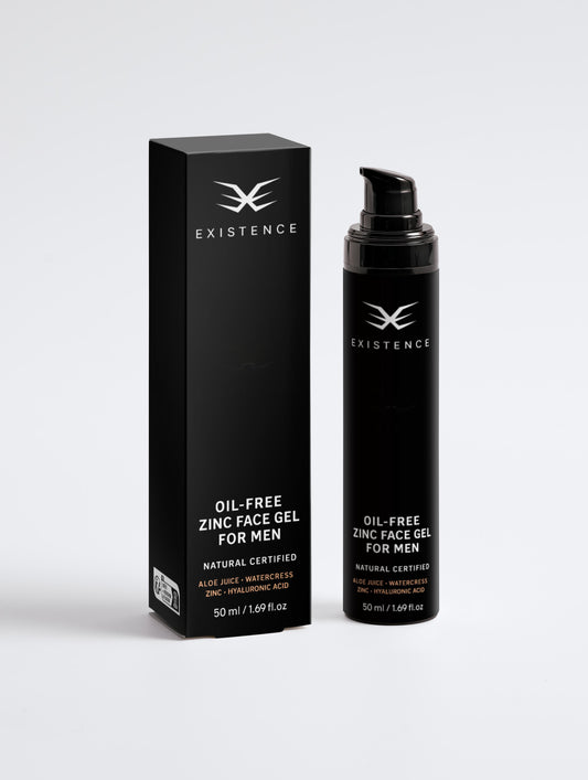 EXSTENCE Oil-Free Zinc Face Gel for Men - 50 ml