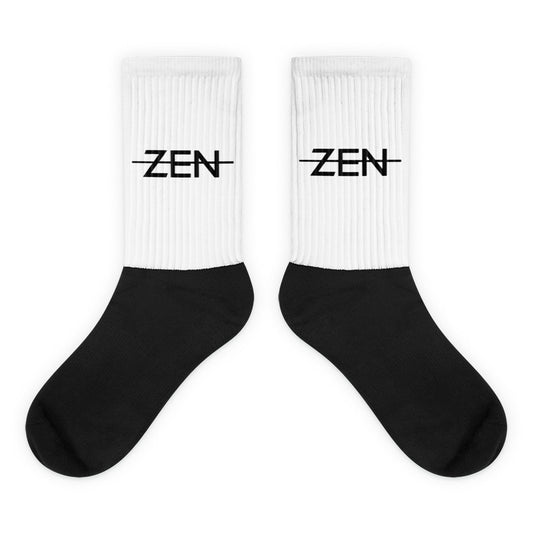 ZEN Socks - White / Black