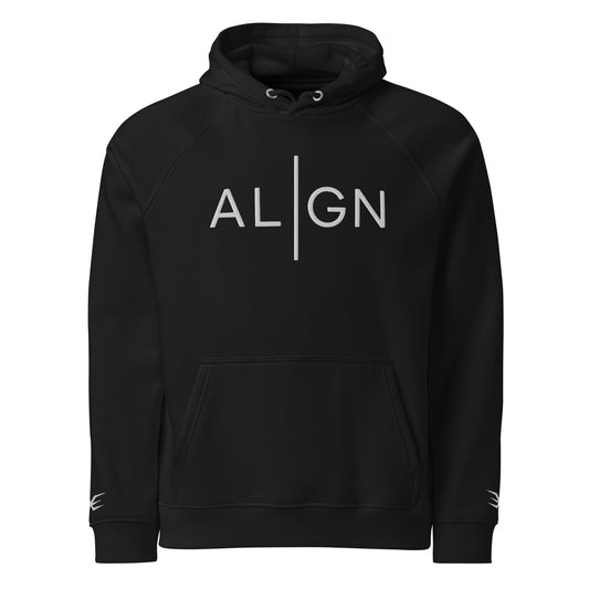 ALIGN Unisex Eco Raglan Hoodie - Multiple Colors