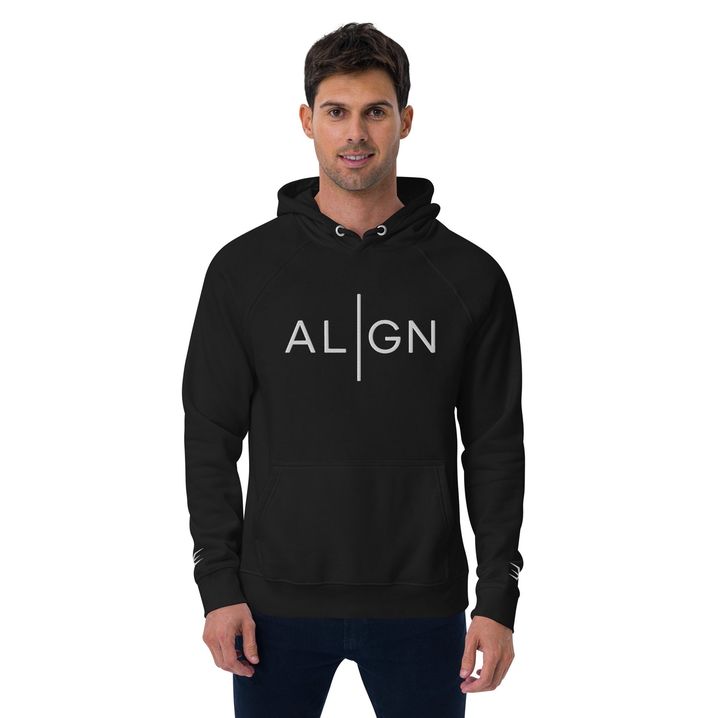 ALIGN Unisex Eco Raglan Hoodie - Multiple Colors