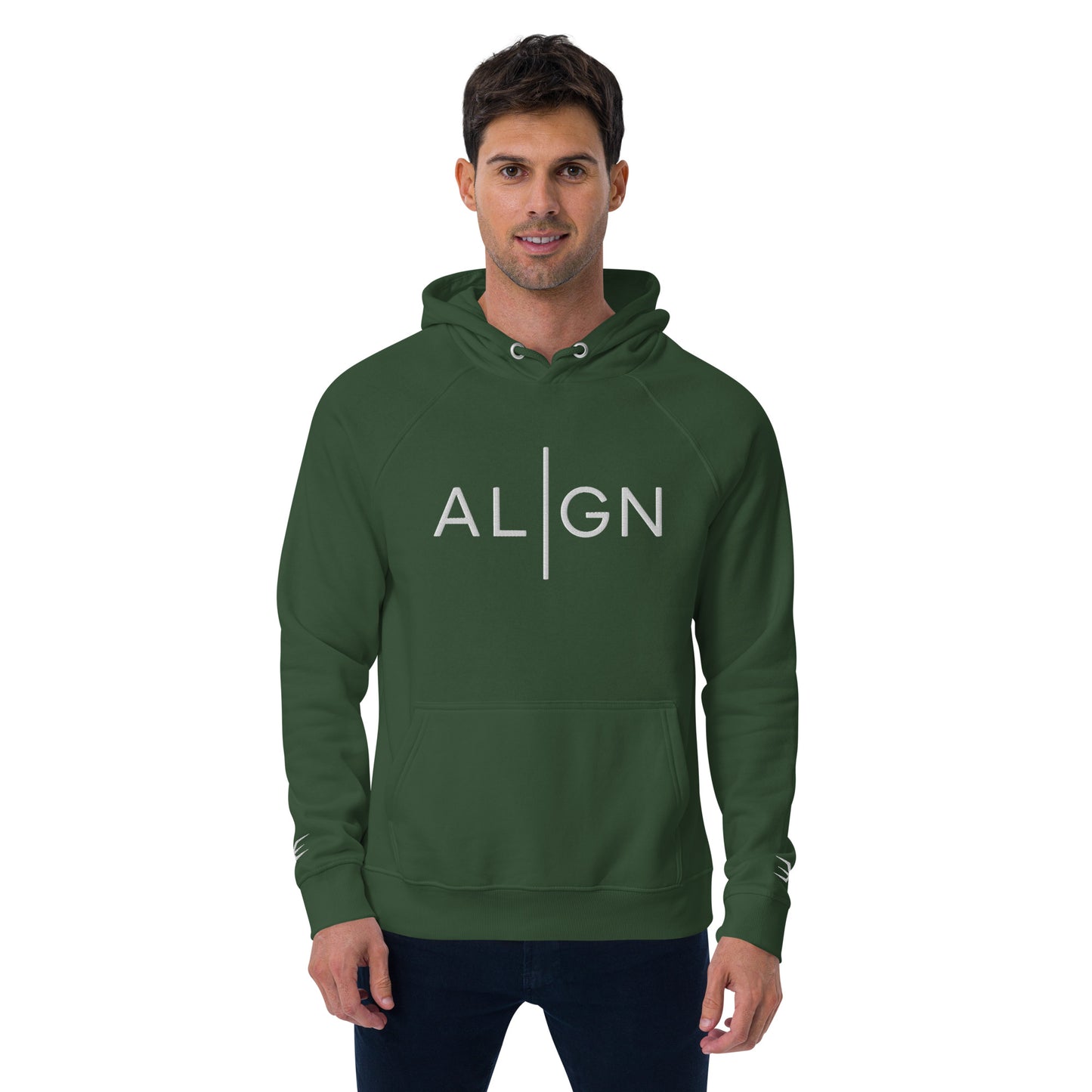 ALIGN Unisex Eco Raglan Hoodie - Multiple Colors
