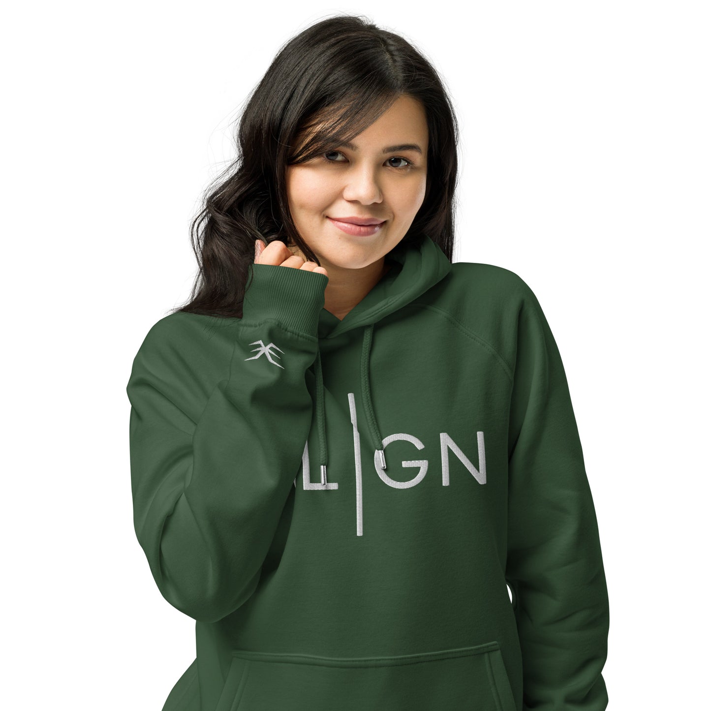 ALIGN Unisex Eco Raglan Hoodie - Multiple Colors
