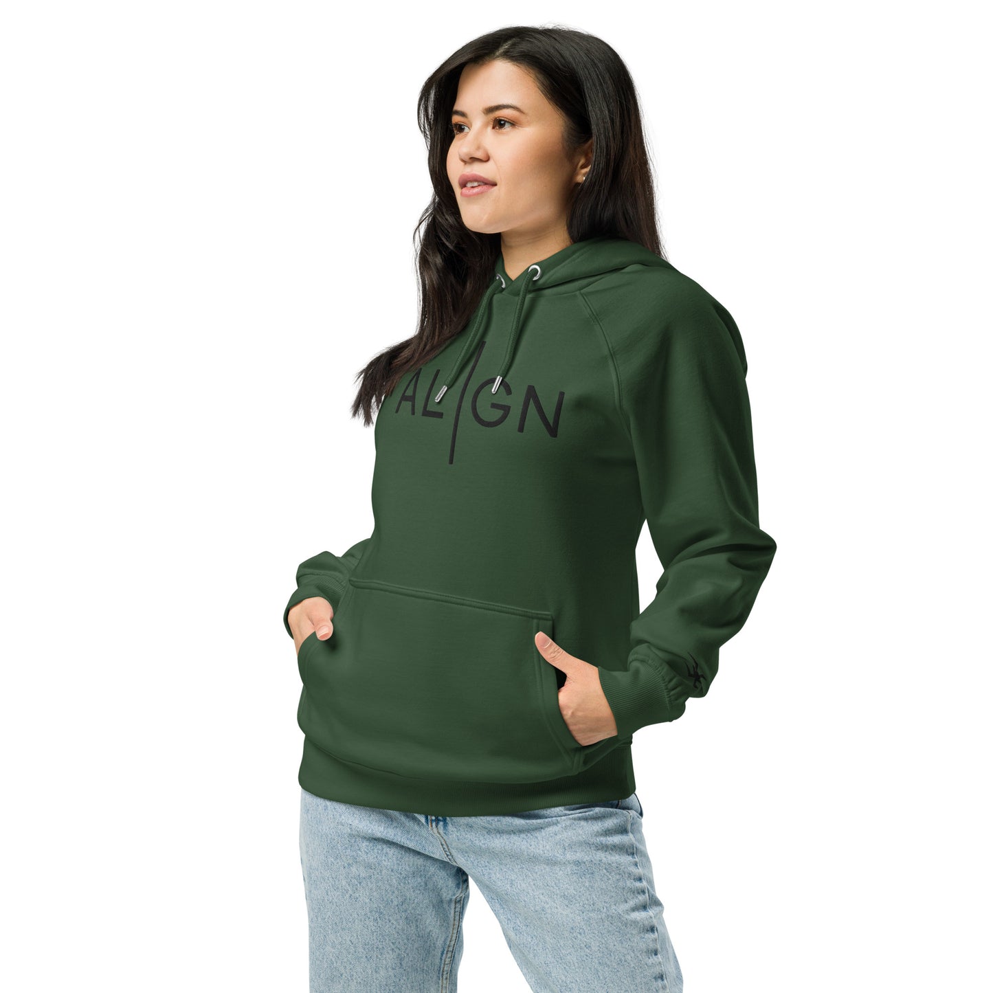 ALIGN Unisex Eco Raglan Hoodie - Multiple Colors