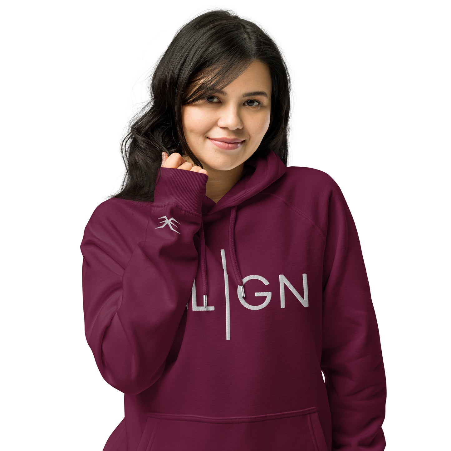 ALIGN Unisex Eco Raglan Hoodie - Multiple Colors