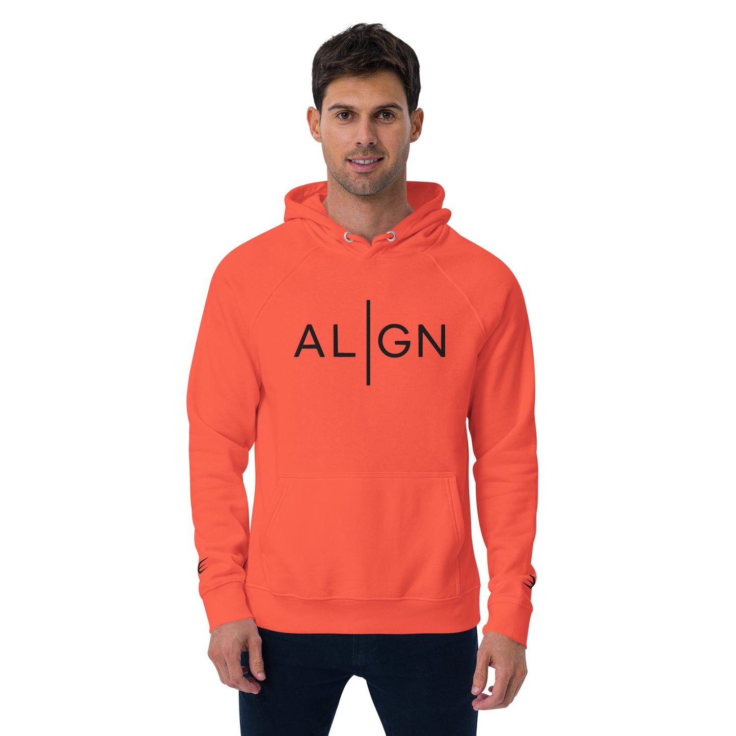 ALIGN Unisex Eco Raglan Hoodie - Multiple Colors