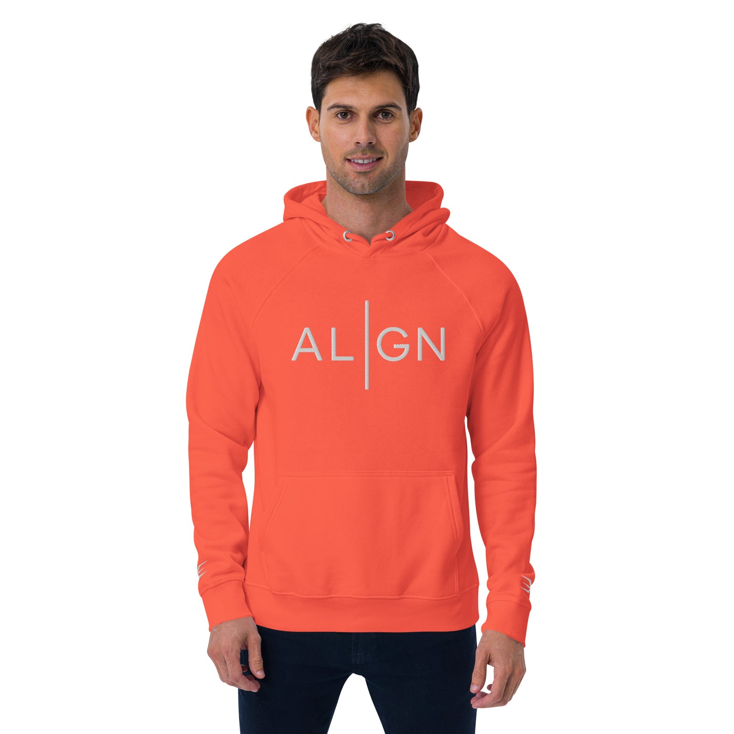 ALIGN Unisex Eco Raglan Hoodie - Multiple Colors