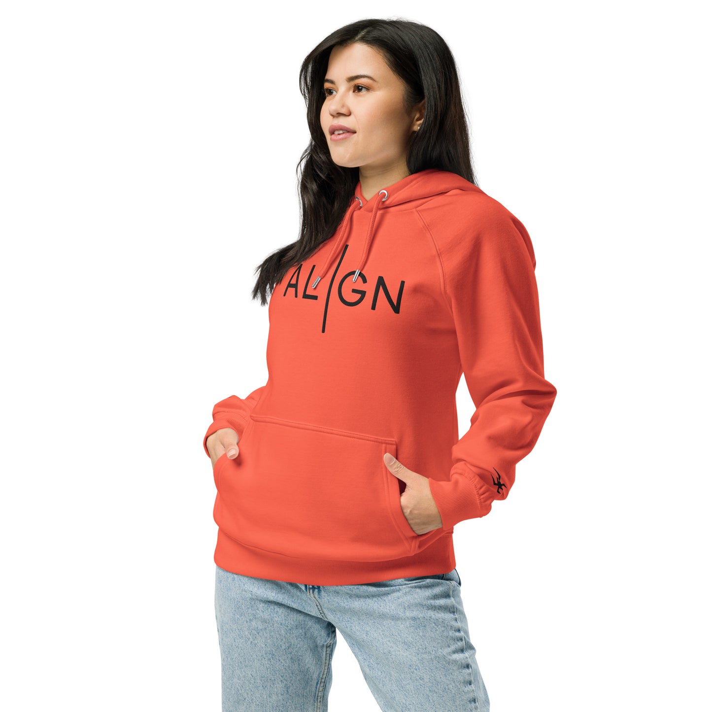 ALIGN Unisex Eco Raglan Hoodie - Multiple Colors