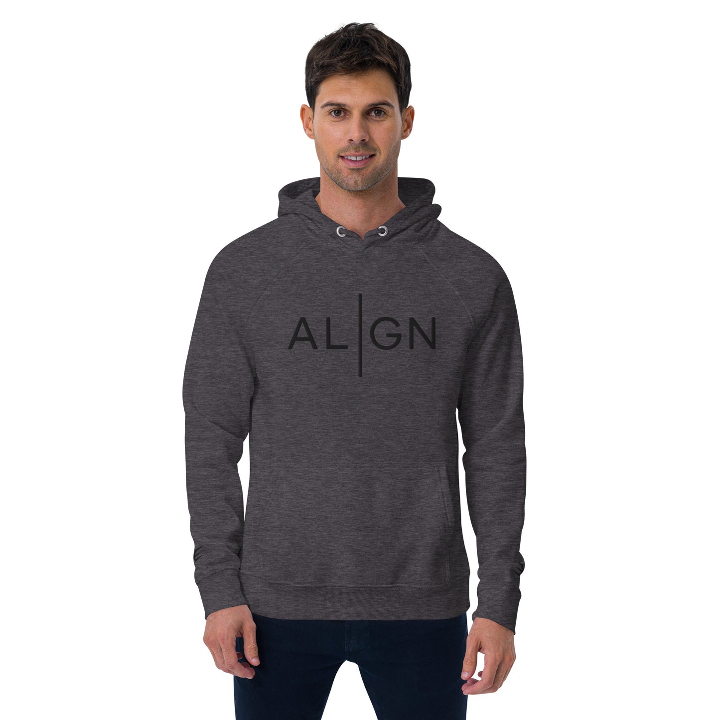 ALIGN Unisex Eco Raglan Hoodie - Multiple Colors