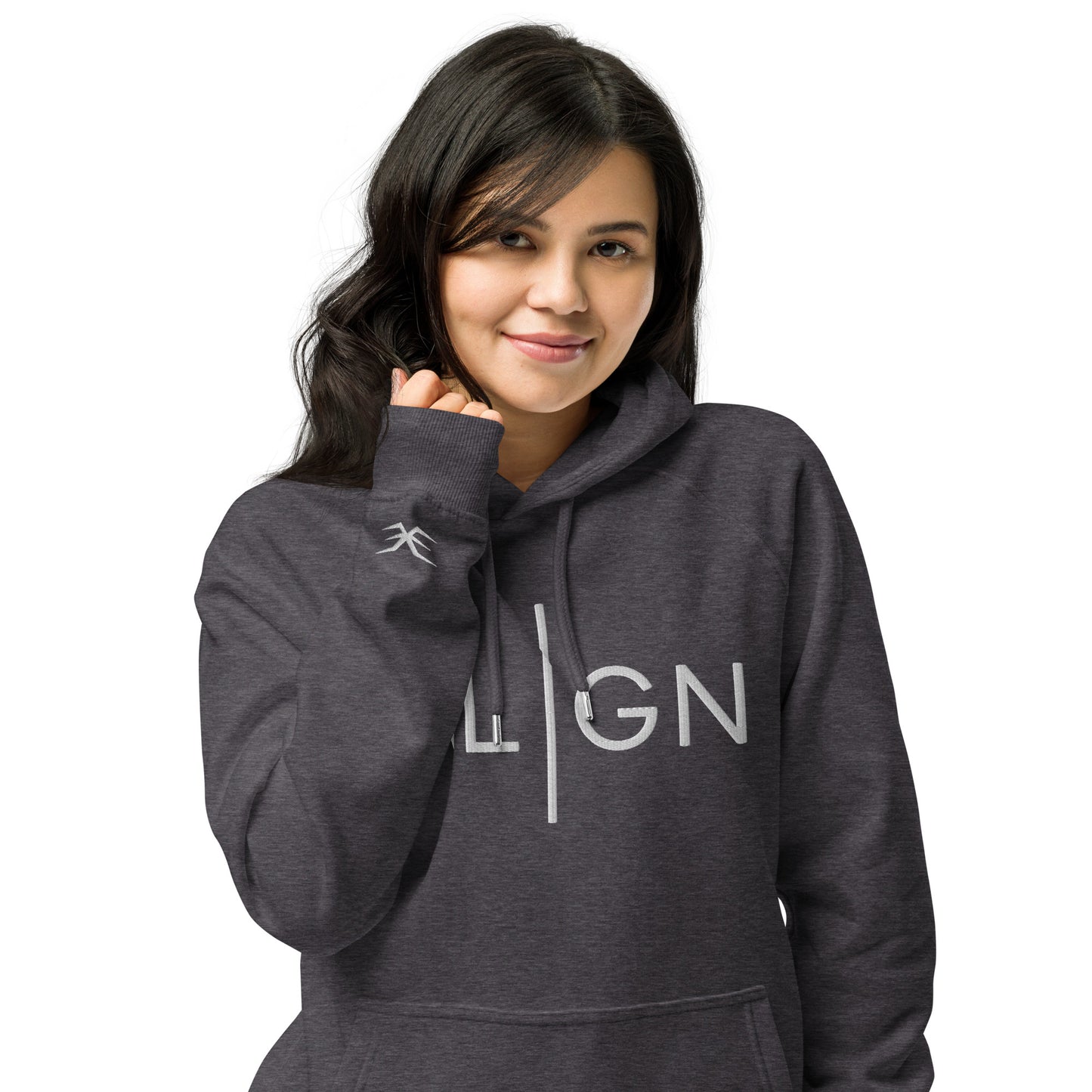 ALIGN Unisex Eco Raglan Hoodie - Multiple Colors