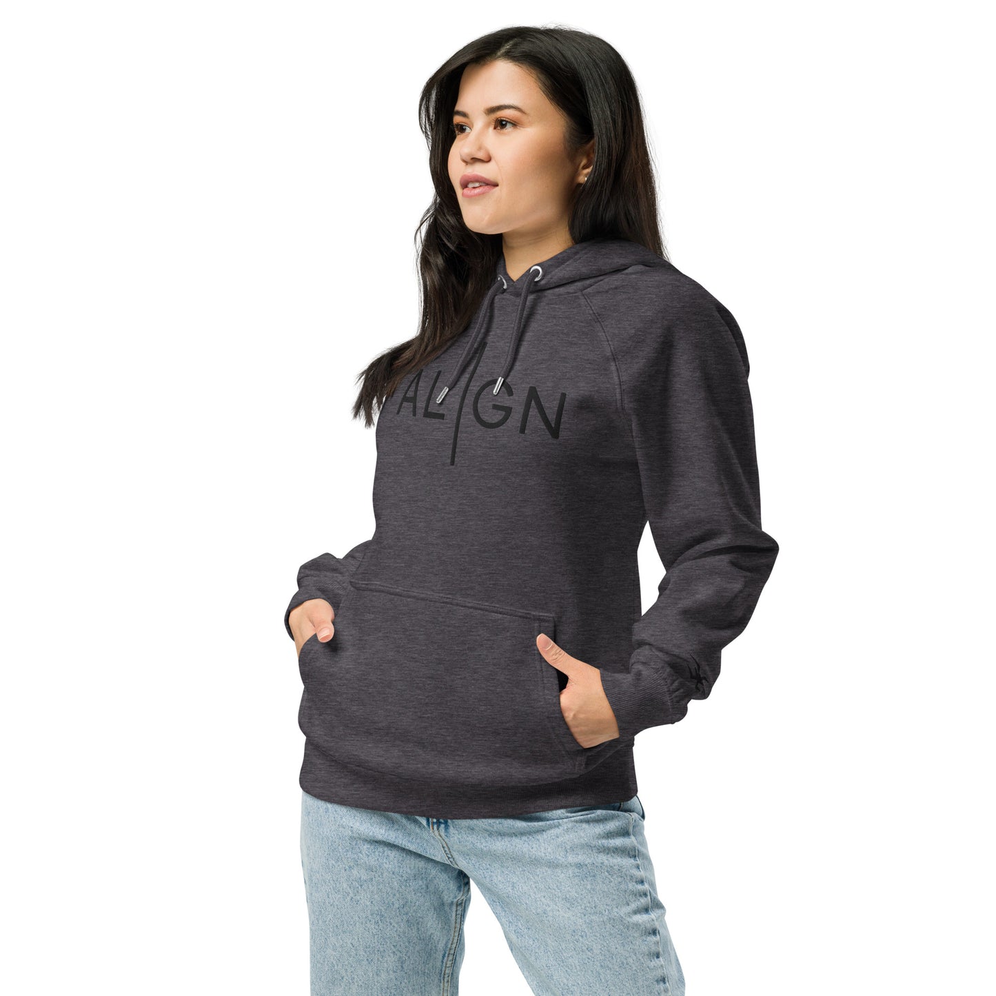 ALIGN Unisex Eco Raglan Hoodie - Multiple Colors