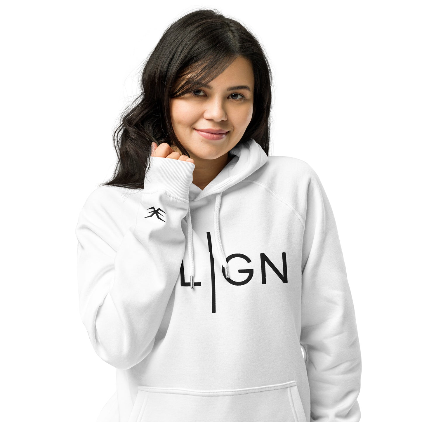 ALIGN Unisex Eco Raglan Hoodie - Multiple Colors