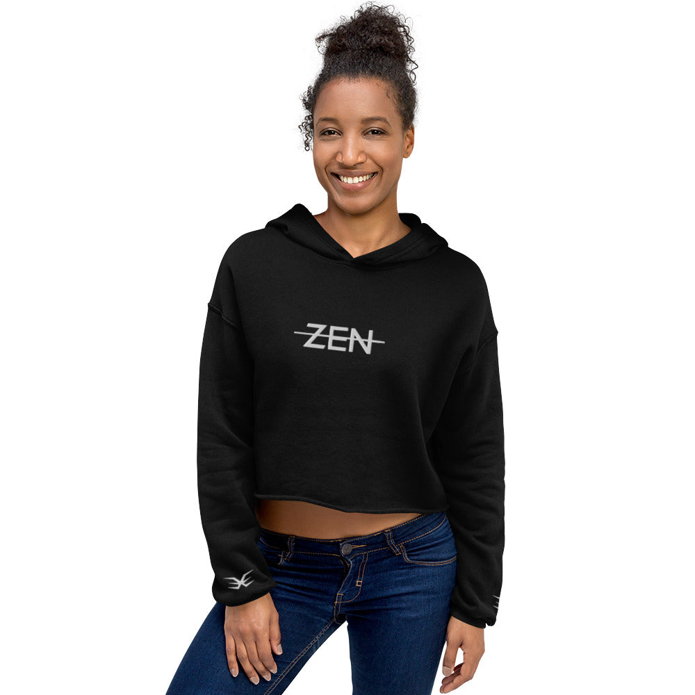 ZEN Women's Crop Hoodie - Multiple Colors