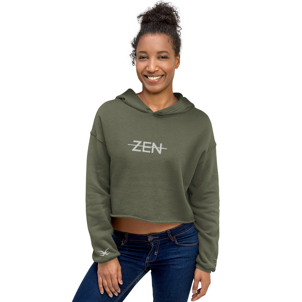 ZEN Women's Crop Hoodie - Multiple Colors